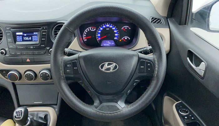 2015 Hyundai Xcent S 1.2 OPT, Petrol, Manual, 35,092 km, Steering Wheel Close Up