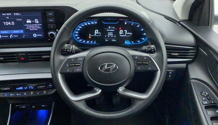 2022 Hyundai NEW I20 ASTA 1.2 MT, Petrol, Manual, 3,198 km, Steering Wheel Close Up