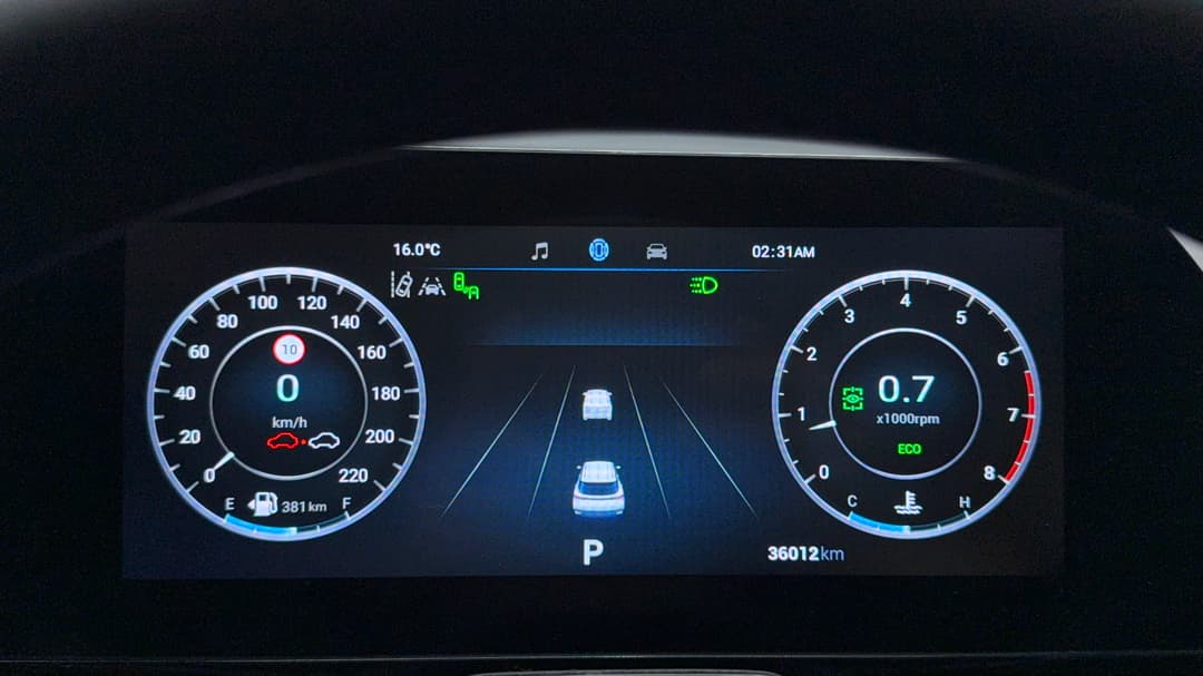2024 Chery Omoda 5 Bx (basic Version), Automatic, 36012 km, Odometer View