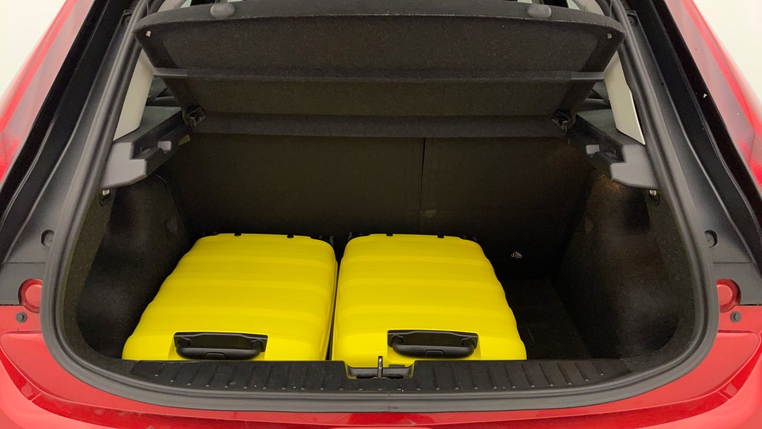 Boot Inside View with Luggage