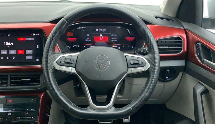 2021 Volkswagen TAIGUN GT PLUS 1.5 TSI DSG, Petrol, Automatic, 19,283 km, Steering Wheel Close Up