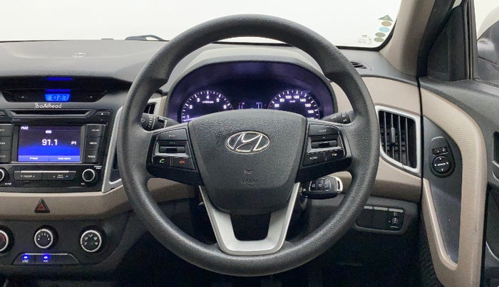 2017 Hyundai Creta E PLUS 1.6 PETROL, Petrol, Manual, 71,922 km, Steering Wheel Close Up