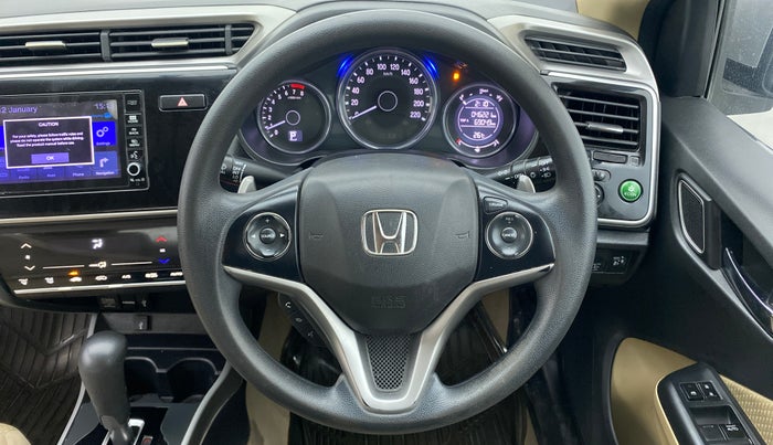2018 Honda City V CVT, Petrol, Automatic, 46,221 km, Steering Wheel Close Up