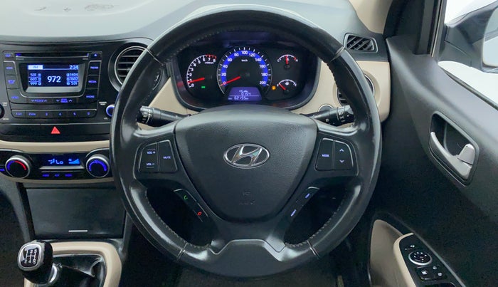 2015 Hyundai Xcent SX 1.2 OPT, Petrol, Manual, 62,256 km, Steering Wheel Close Up