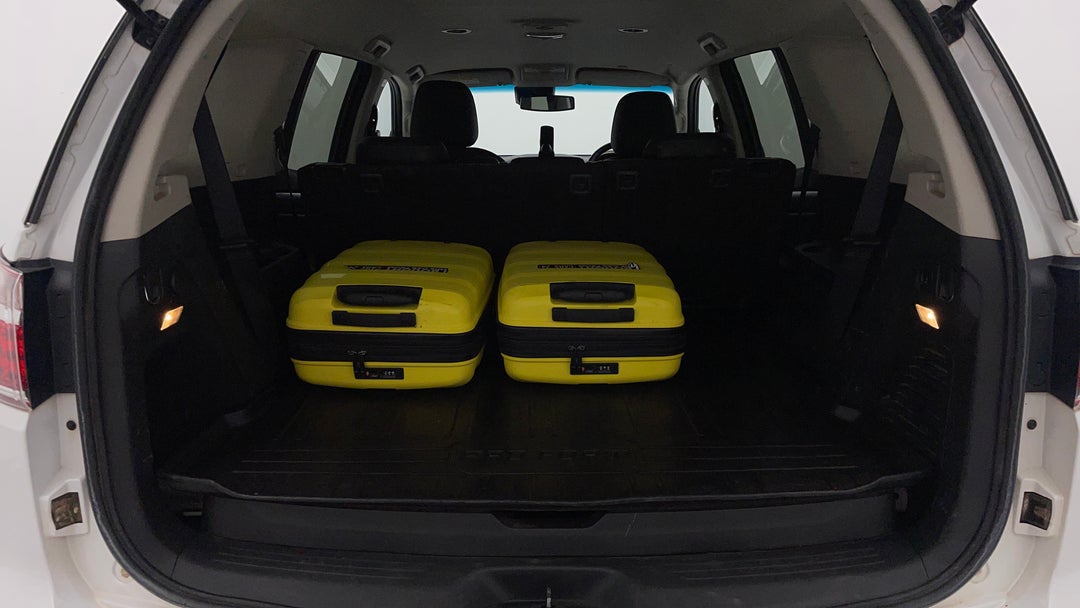 Boot Inside View with Luggage