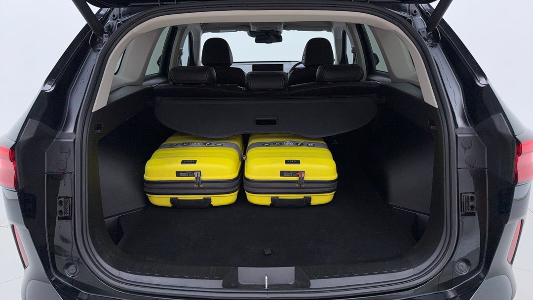 Boot Inside View with Luggage