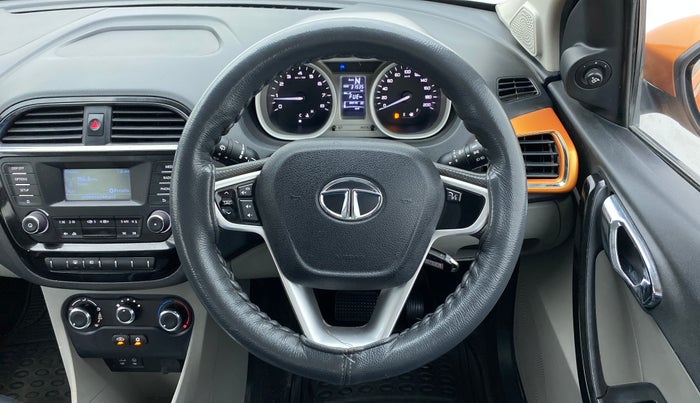 2017 Tata Tiago XZA PETROL, Petrol, Automatic, 31,535 km, Steering Wheel Close Up