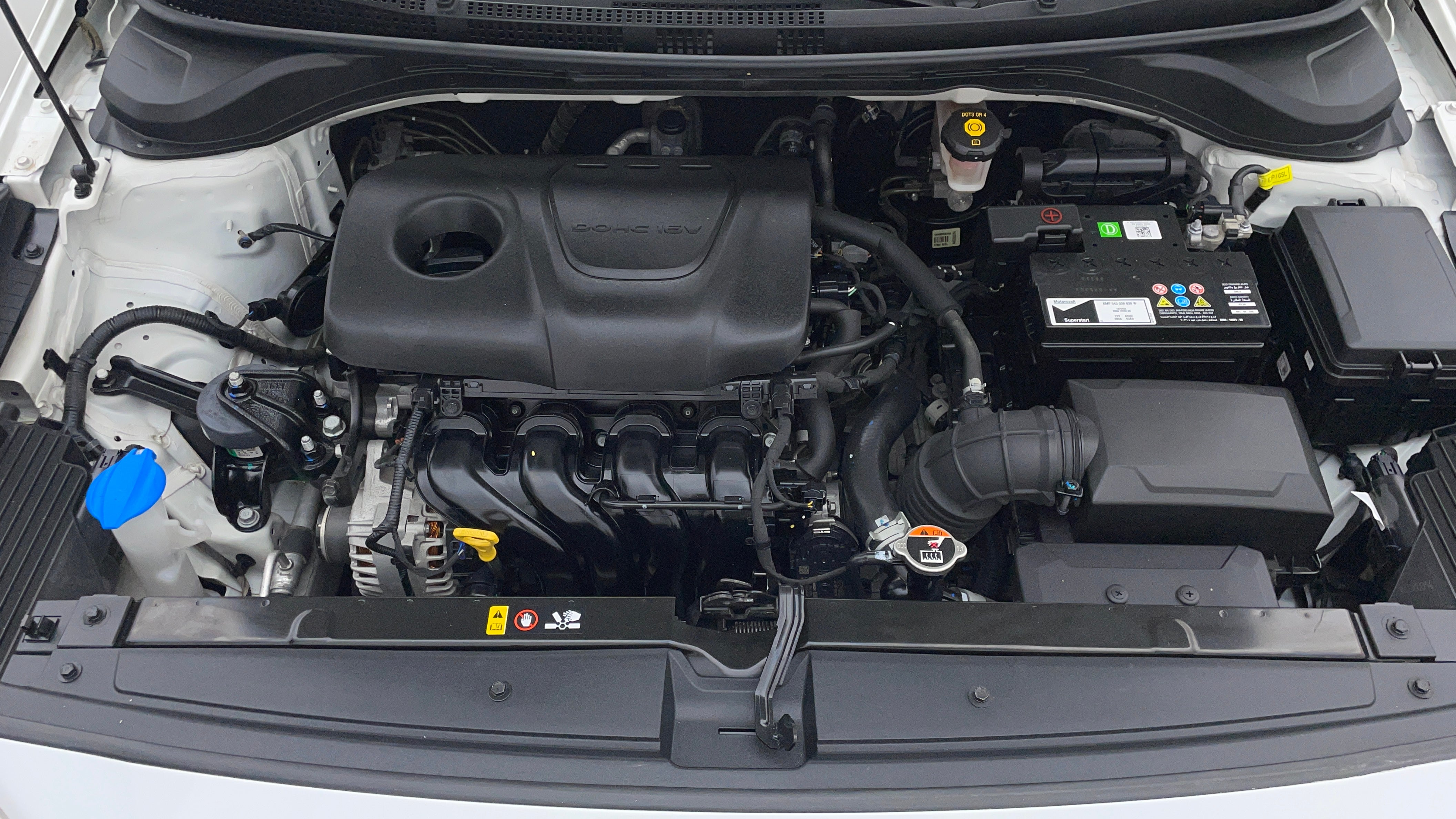 Hyundai Accent-Engine Bonet View