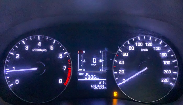 2016 Hyundai Creta 1.6 SX PLUS VTVT, Petrol, Manual, 43,228 km, Odometer Image