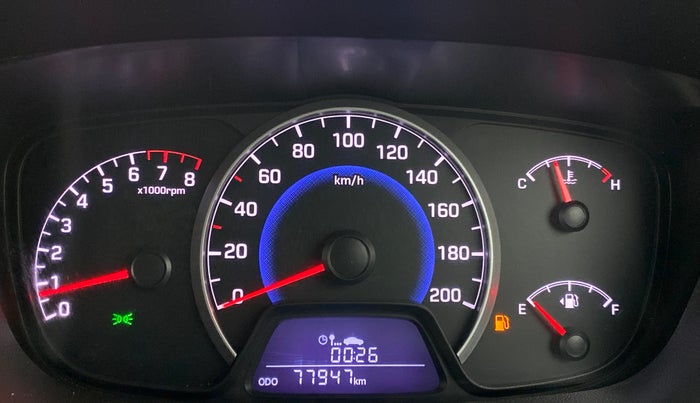 2015 Hyundai Grand i10 SPORTZ 1.2 KAPPA VTVT, Petrol, Manual, 77,830 km, Odometer Image