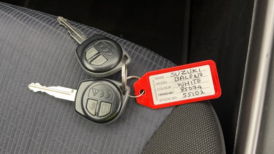 2021 Suzuki Baleno Gl, Automatic, 28266 km, Key Close-up