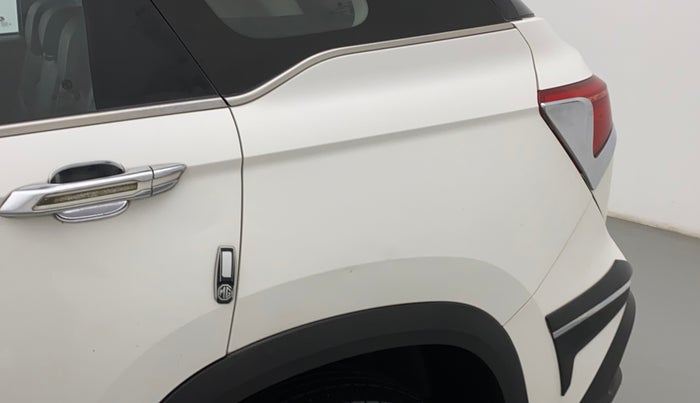 2019 MG HECTOR SHARP 1.5 DCT PETROL, Petrol, Automatic, 31,569 km, Left quarter panel - Slightly dented