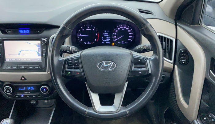 2016 Hyundai Creta 1.6 SX (O) CRDI, Diesel, Manual, 60,420 km, Steering Wheel Close Up
