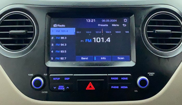 2018 Hyundai Grand i10 ASTA 1.2 KAPPA VTVT, Petrol, Manual, 61,142 km, Infotainment System