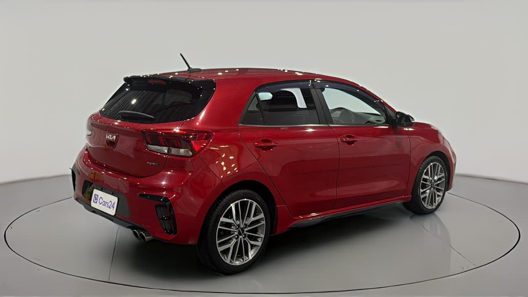 2022 Kia Rio Gt-line, Automatic, 53486 km, Right Back Diagonal (45- Degree) View