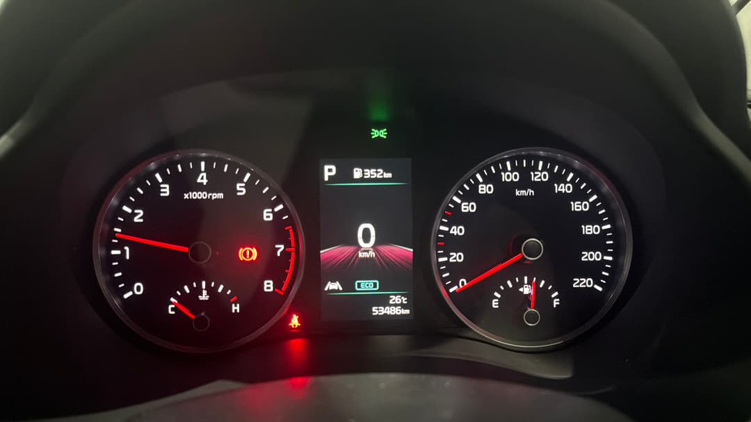 2022 Kia Rio Gt-line, Automatic, 53486 km, Odometer View