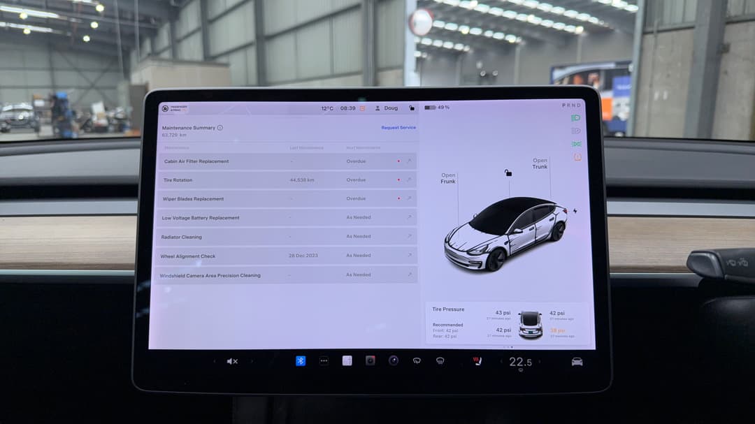 2021 Tesla Model 3 Standard Range Plus RWD, Automatic, 63729 km, Service History