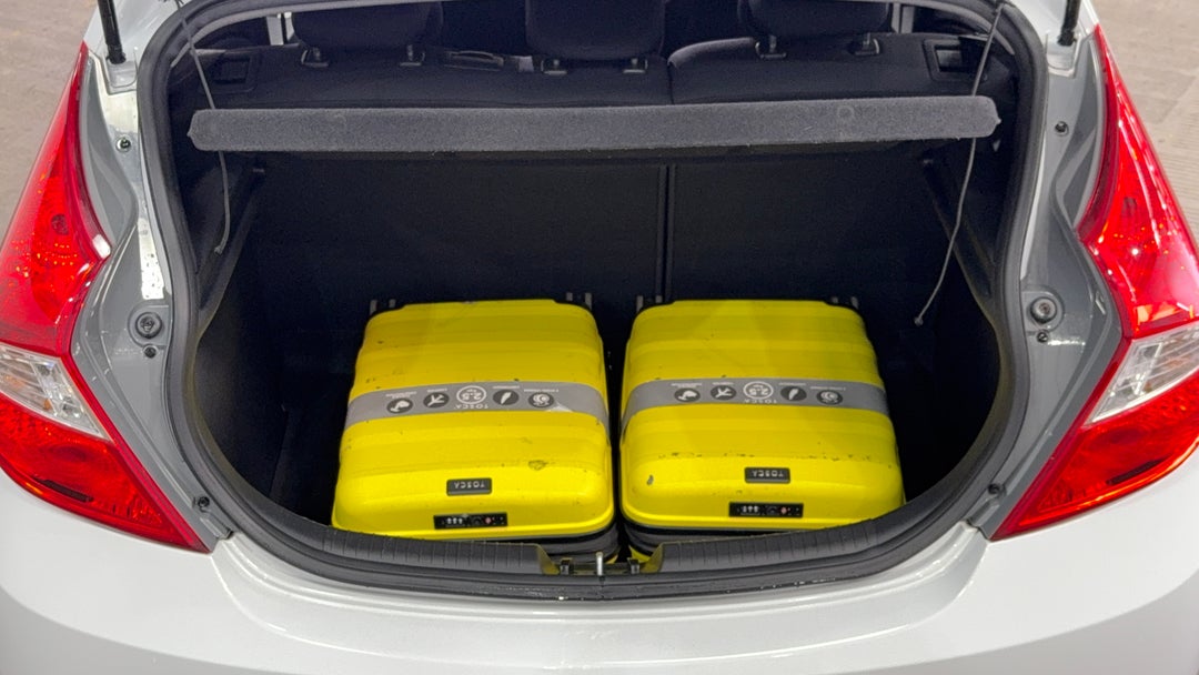 Boot Inside View with Luggage