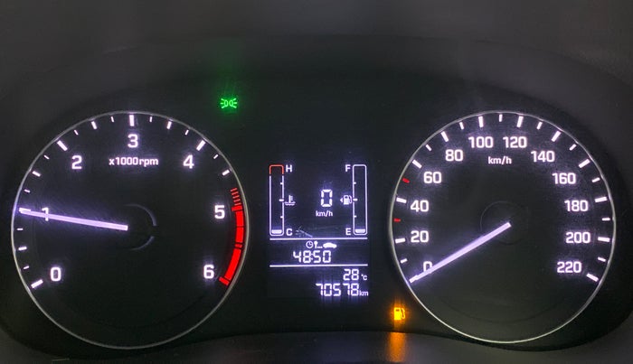 2017 Hyundai Creta 1.6 SX CRDI, Diesel, Manual, 70,608 km, Odometer Image