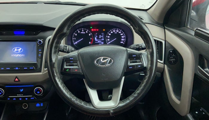 2017 Hyundai Creta 1.6 SX PLUS PETROL, Petrol, Manual, 30,014 km, Steering Wheel Close-up