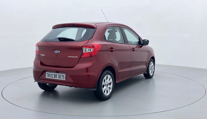 2017 Ford New Figo 1.2 TITANIUM, Petrol, Manual, 39,444 km, Right Back Diagonal (45- Degree) View