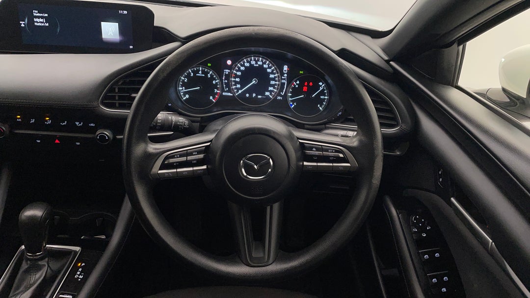 2021 Mazda 3 G20 Pure, Automatic, 60771 km, Steering Wheel Close-up