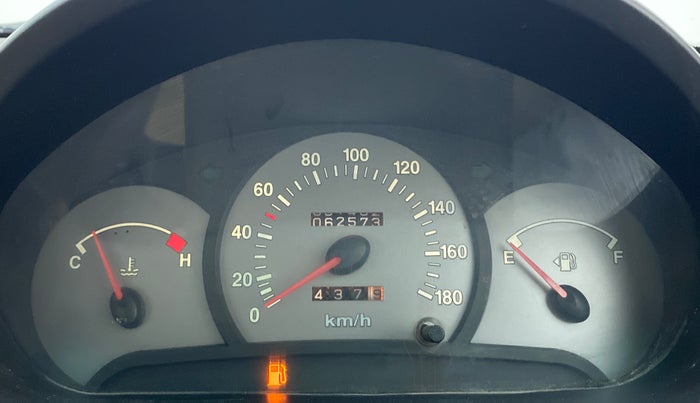 2010 Hyundai Santro Xing GLS, Petrol, Manual, 62,572 km, Odometer Image