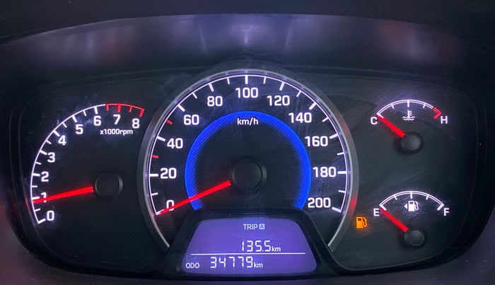 2015 Hyundai Grand i10 SPORTZ 1.2 KAPPA VTVT, Petrol, Manual, 35,327 km, Odometer Image