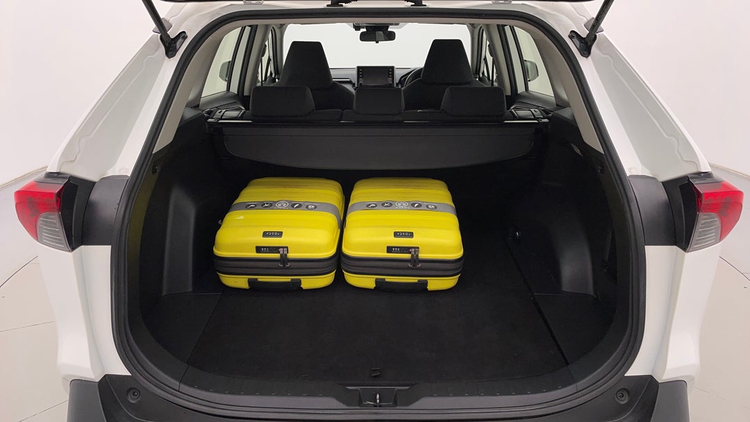 Boot Inside View with Luggage