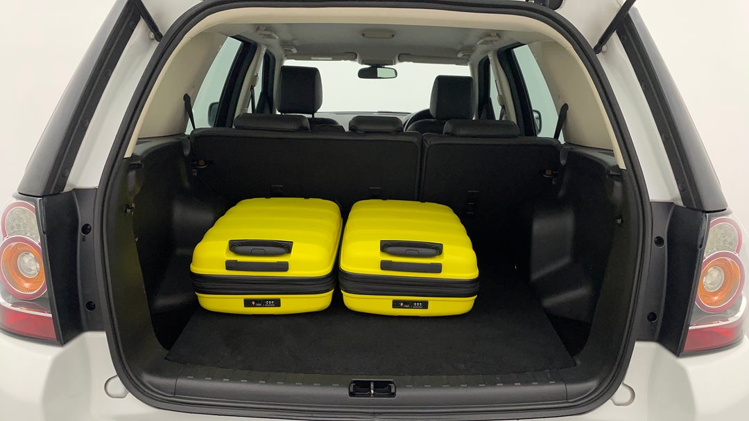Boot Inside View with Luggage