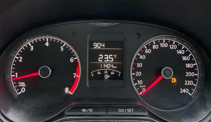 2018 Volkswagen Ameo Trendline 1.0, Petrol, Manual, 11,142 km, Odometer Image