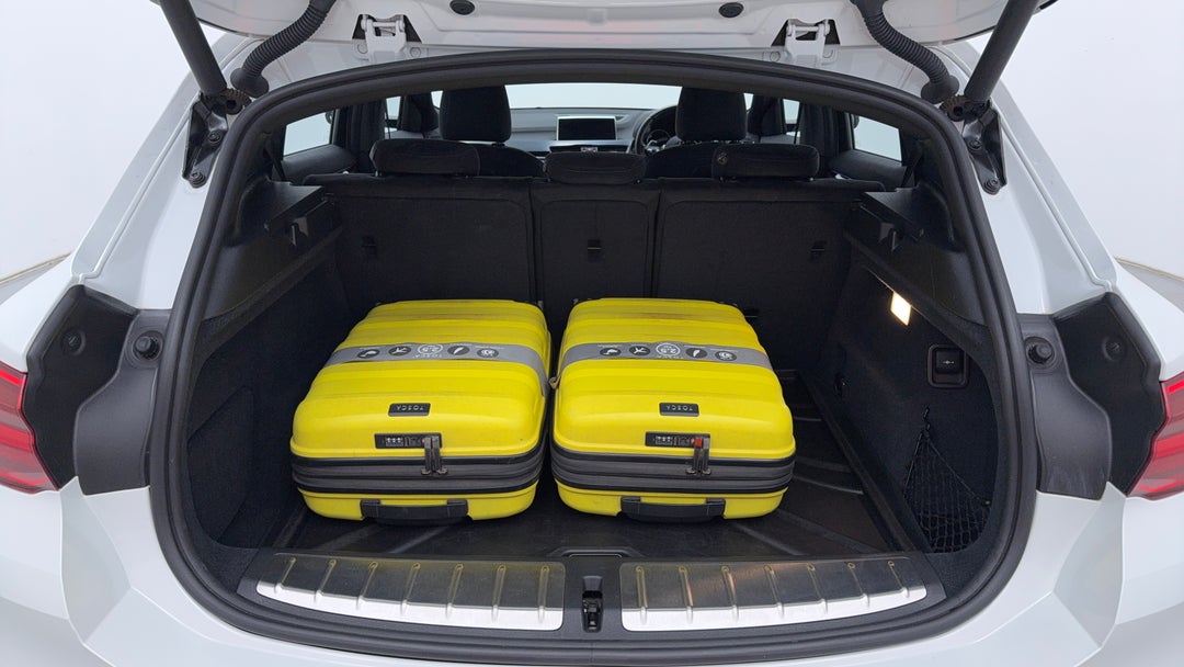 Boot Inside View with Luggage