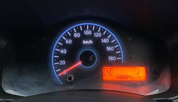 2018 Datsun Redi Go T(O) 1.0 AMT, Petrol, Automatic, 58,960 km, Odometer Image