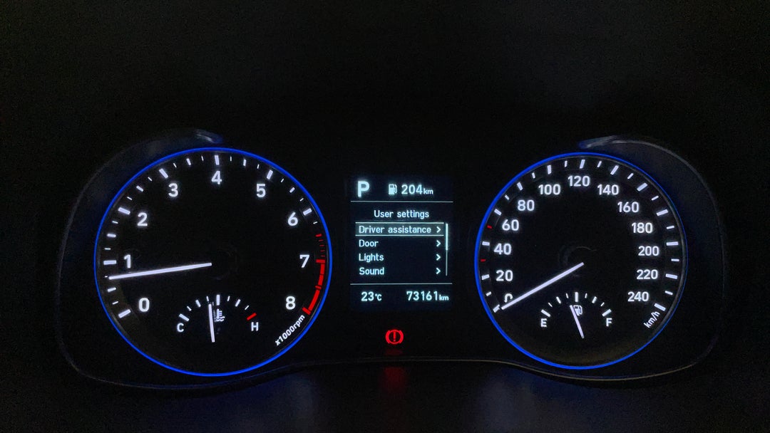 2019 Hyundai Kona Active (fwd), Automatic, 73161 km, Odometer View