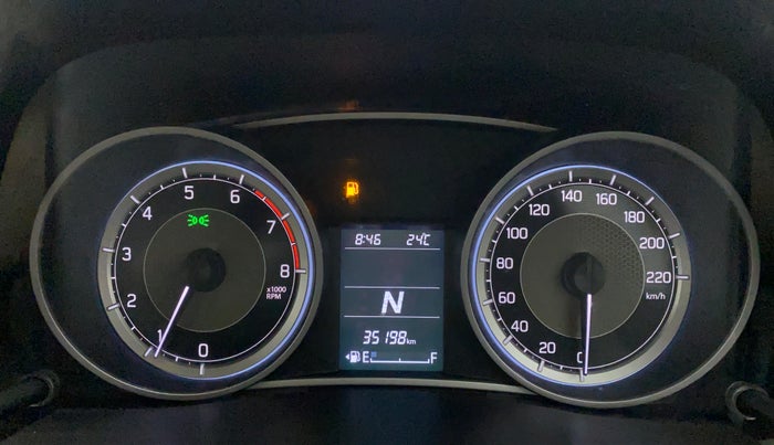 2018 Maruti Dzire ZXI PLUS AMT, Petrol, Automatic, 35,198 km, Odometer Image