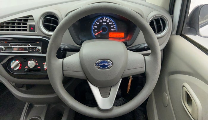 2017 Datsun Redi Go T (O), Petrol, Manual, 14,240 km, Steering Wheel Close Up