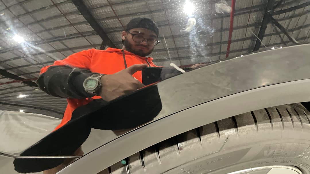 2023 Tesla Model Y Rear-wheel Drive, Automatic, 23848 km, Quarter Panel Front LHS Guard Paint flaking