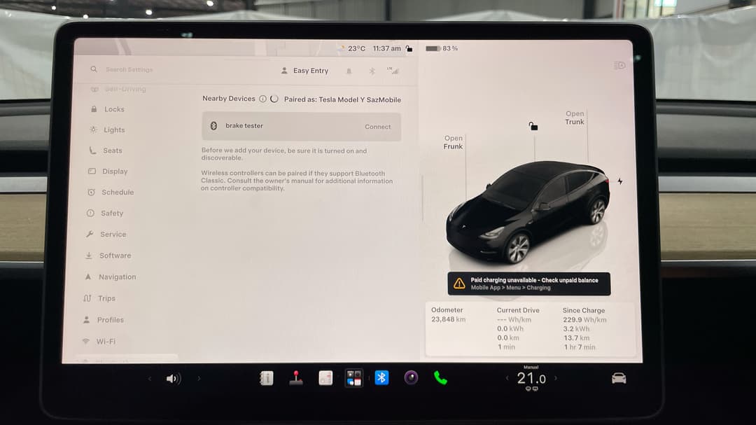 2023 Tesla Model Y Rear-wheel Drive, Automatic, 23848 km, Android/Apple Car Play