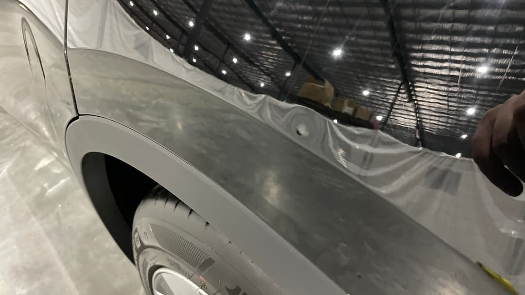 2023 Tesla Model Y Rear-wheel Drive, Automatic, 23848 km, Quarter Panel Rear LHS Dent