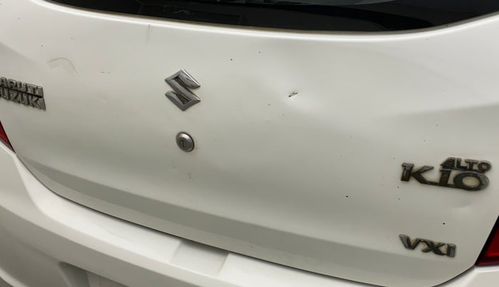 2017 Maruti Alto K10 VXI, Petrol, Manual, 41,428 km, Dicky (Boot door) - Minor scratches