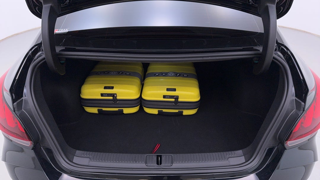 Boot Inside View with Luggage