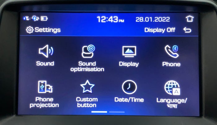 2020 Hyundai NEW SANTRO SPORTZ 1.1, Petrol, Manual, 7,493 km, Touchscreen Infotainment System