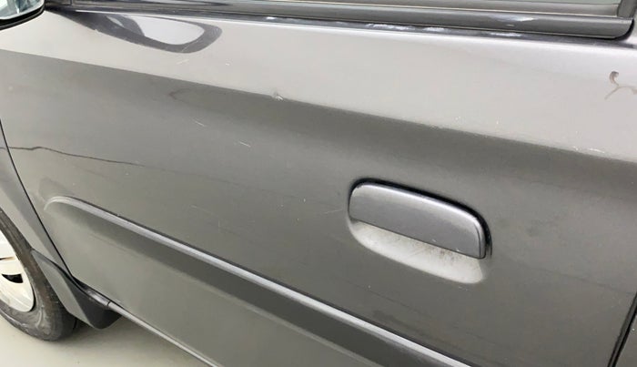2019 Maruti Alto VXI, Petrol, Manual, 46,881 km, Front passenger door - Upto 4 inch Scratches + Count of scratches 3-5 ( Metal not Visible)