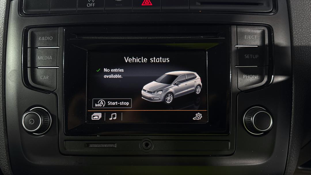 2015 Volkswagen Polo 66 Tsi Trendline, Automatic, 62982 km, Infotainment System