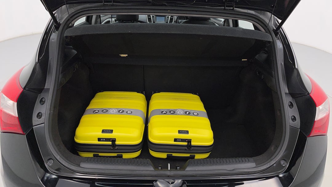 Boot Inside View with Luggage