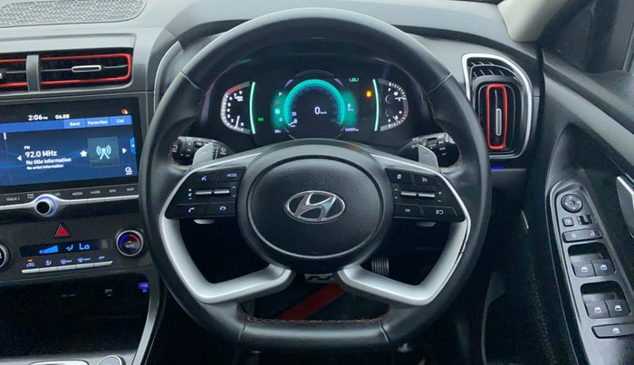 2020 Hyundai Creta 1.4 SX(O) TURBO GDI DCT DUAL TONE, Petrol, Automatic, 12,717 km, Steering Wheel Close Up