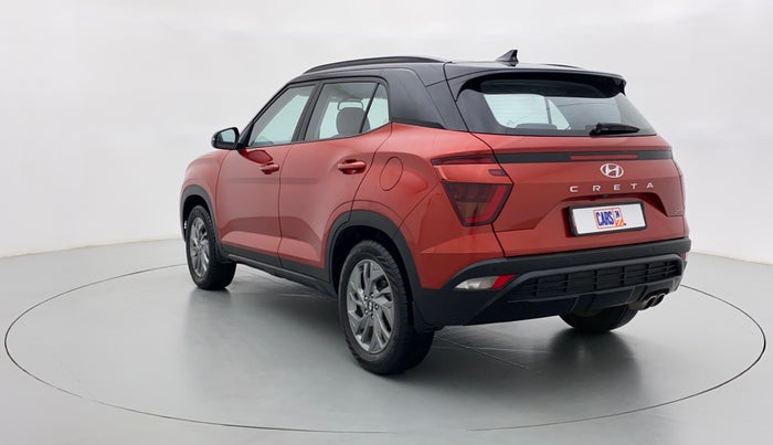 2020 Hyundai Creta 1.4 SX(O) TURBO GDI DCT DUAL TONE, Petrol, Automatic, 12,717 km, Left Back Diagonal