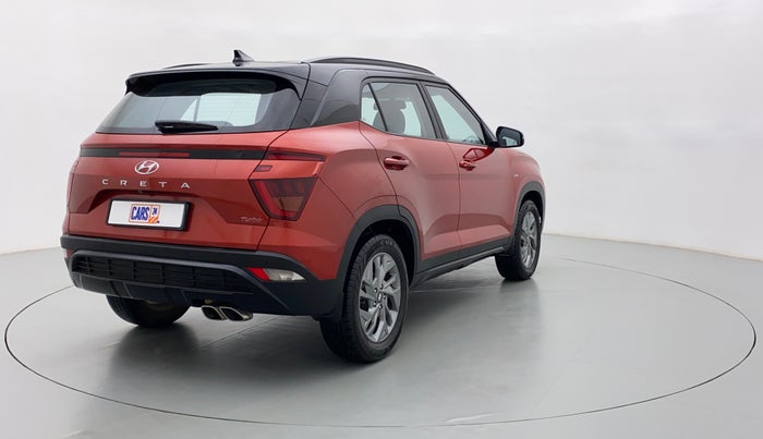 2020 Hyundai Creta 1.4 SX(O) TURBO GDI DCT DUAL TONE, Petrol, Automatic, 12,717 km, Right Back Diagonal