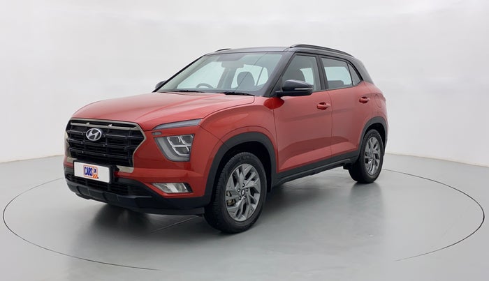 2020 Hyundai Creta 1.4 SX(O) TURBO GDI DCT DUAL TONE, Petrol, Automatic, 12,717 km, Left Front Diagonal