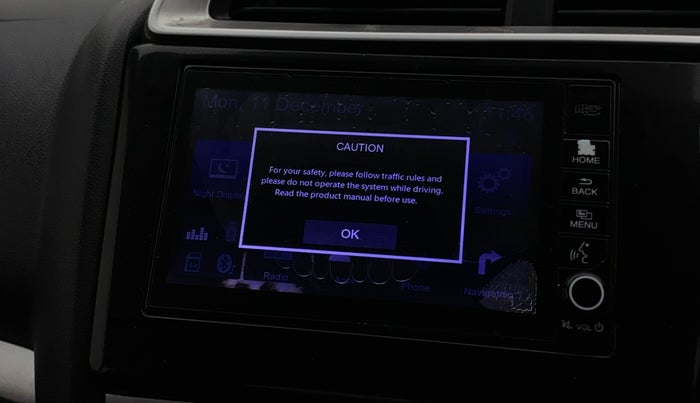 2018 Honda WR-V 1.2L I-VTEC VX MT, Petrol, Manual, 45,952 km, Infotainment system - GPS Card not working/missing
